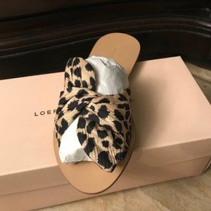 Size 7.5 Leopard Loeffler Randall sandals